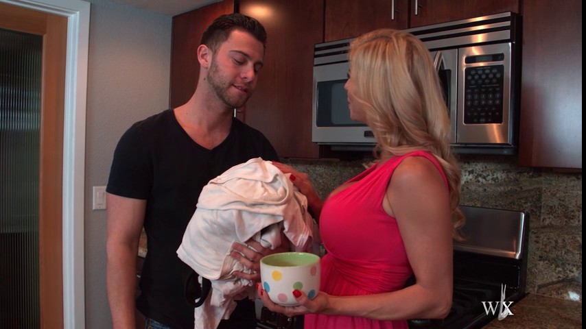 MILF Alexis Fawx Catches Her Son's Friend Sniffing Her Panties gallery image 6