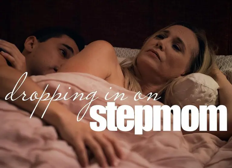 Poster for Stepmom Lilly James Begs Her Stepson for a Creampie by the Pool