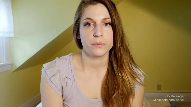 Poster for Stepsister Xev Bellringer Deepthroats Her Stepbrother in Public