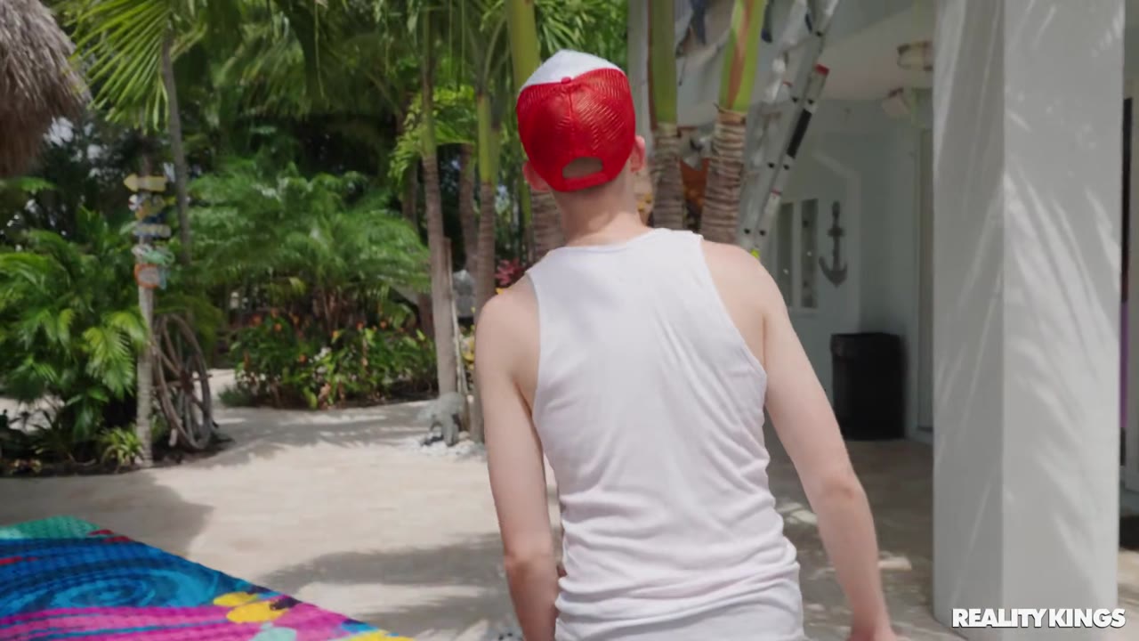 Blonde MILF Lila Lovely Gets Chased Down by a Parkour Stud gallery image 1