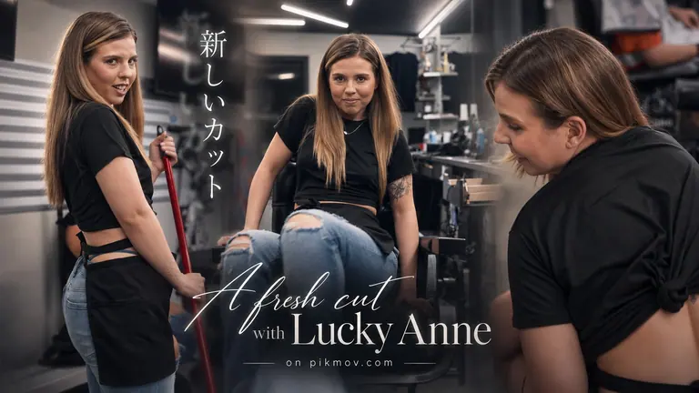 Poster for Lucky Anne Fucks Her Barber in the Shop
