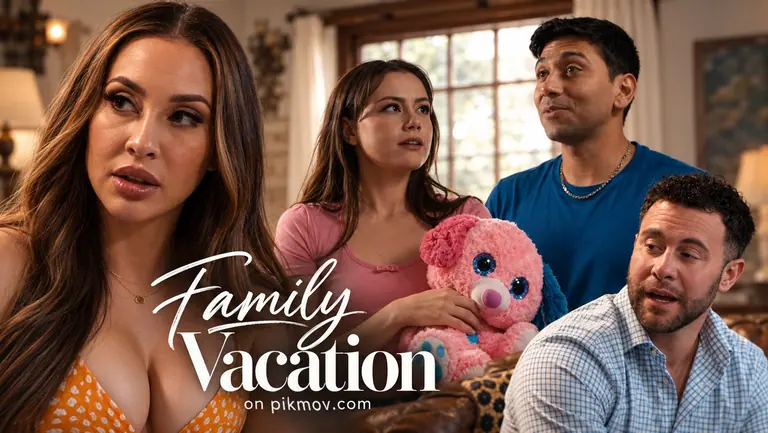 Poster for Melissa Stratton and Selena Love Tell the Truth on Vacation