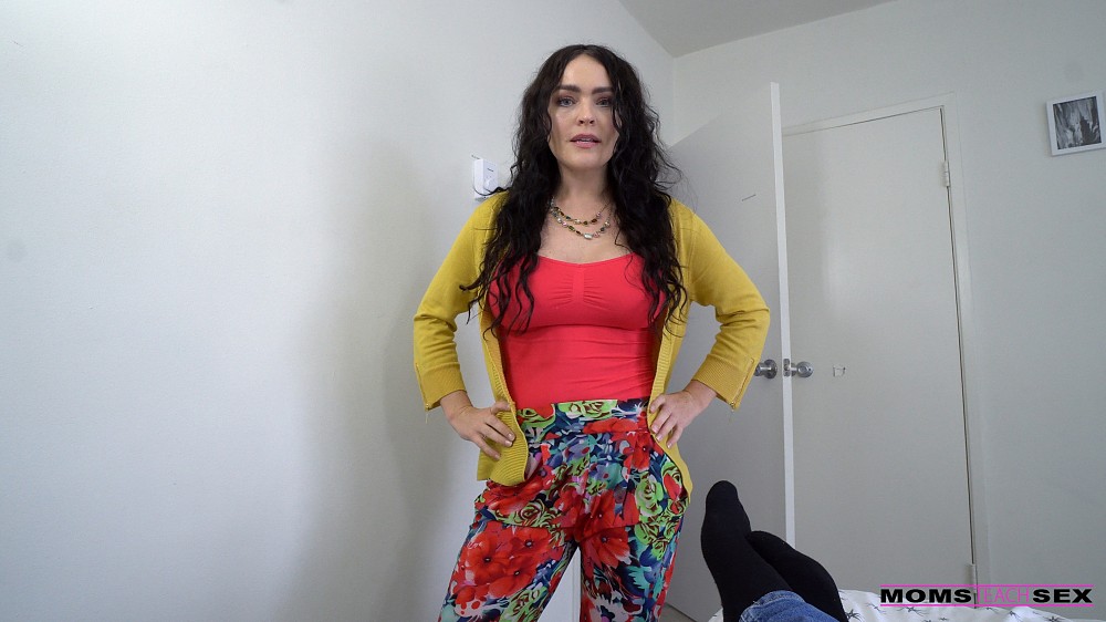 Busty Stepmom Krissy Lynn Wins Over Her Resentful Stepson gallery image 1