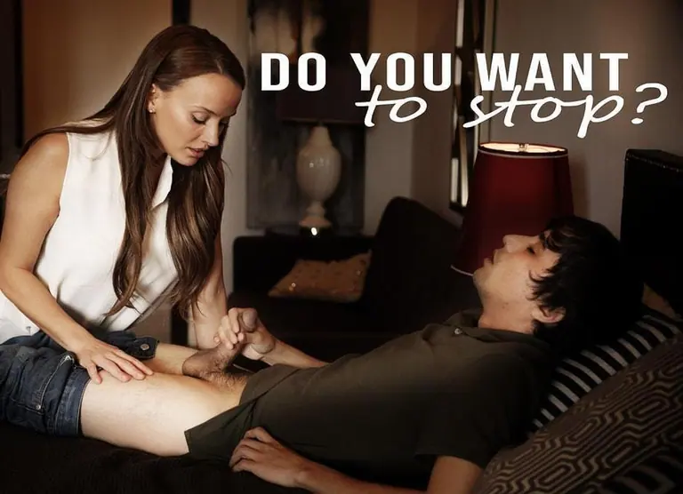 Poster for Stepmom Pristine Edge Makes Him Worship Her Feet in the Kitchen